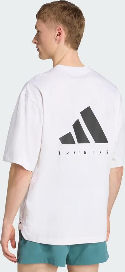 Adidas Training Oversize sport-T-shirt met logoprint - Foto 7