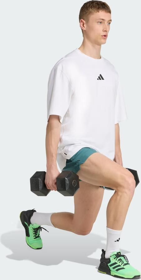 Adidas Training Oversize sport-T-shirt met logoprint - Foto 6
