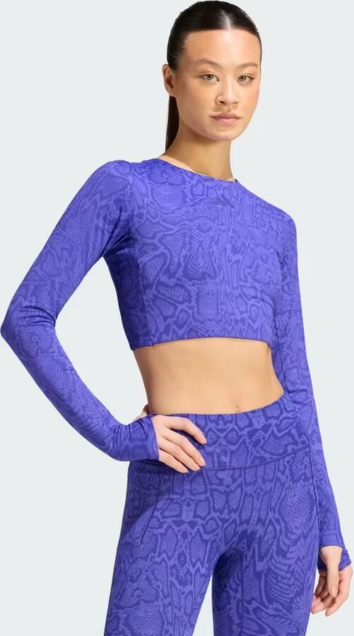 Adidas PrimeLift Snake Twist Dubbelzijdig Draagbare Workoutlongsleeve - Foto 5