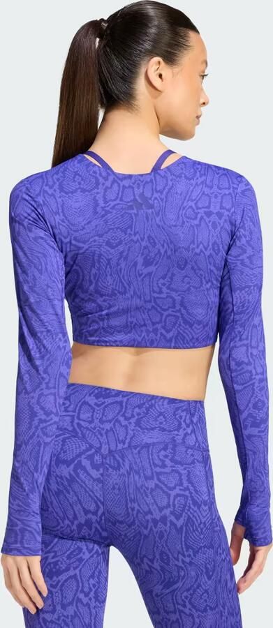 Adidas PrimeLift Snake Twist Dubbelzijdig Draagbare Workoutlongsleeve - Foto 6