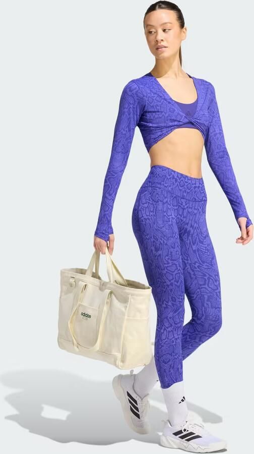 Adidas PrimeLift Snake Twist Dubbelzijdig Draagbare Workoutlongsleeve - Foto 4