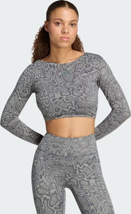 Adidas PrimeLift Snake Twist Dubbelzijdig Draagbare Workoutlongsleeve - Foto 4