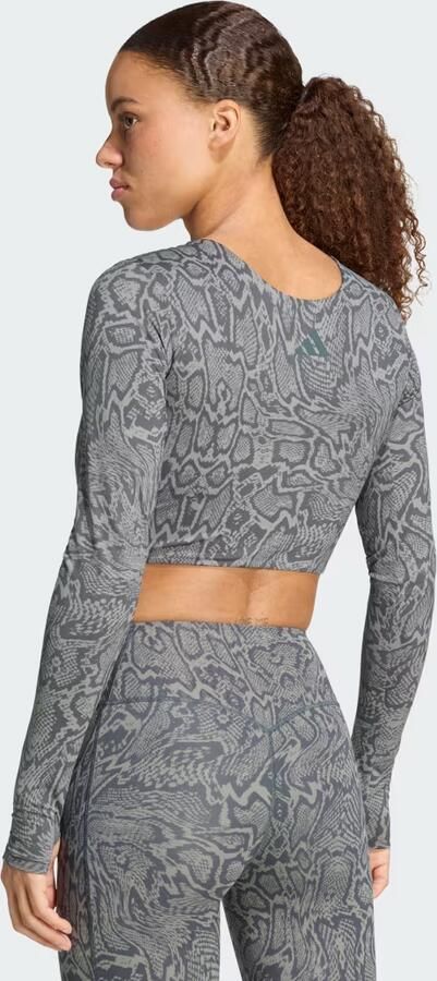 Adidas PrimeLift Snake Twist Dubbelzijdig Draagbare Workoutlongsleeve - Foto 6