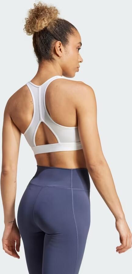 Adidas Bralette Soutien-gorge Powerreact Big Logo Graphic ajusté - Foto 5