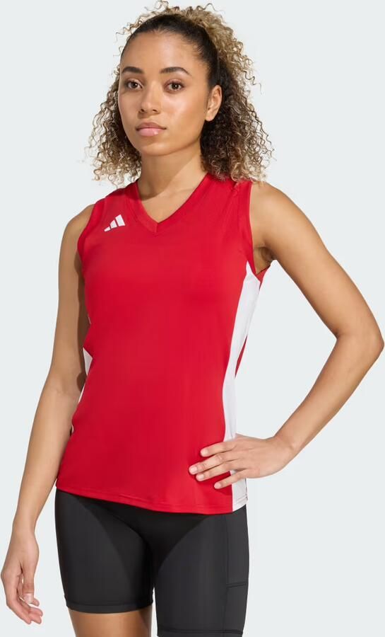 Adidas Quickset Sleeveless Volleybalshirt