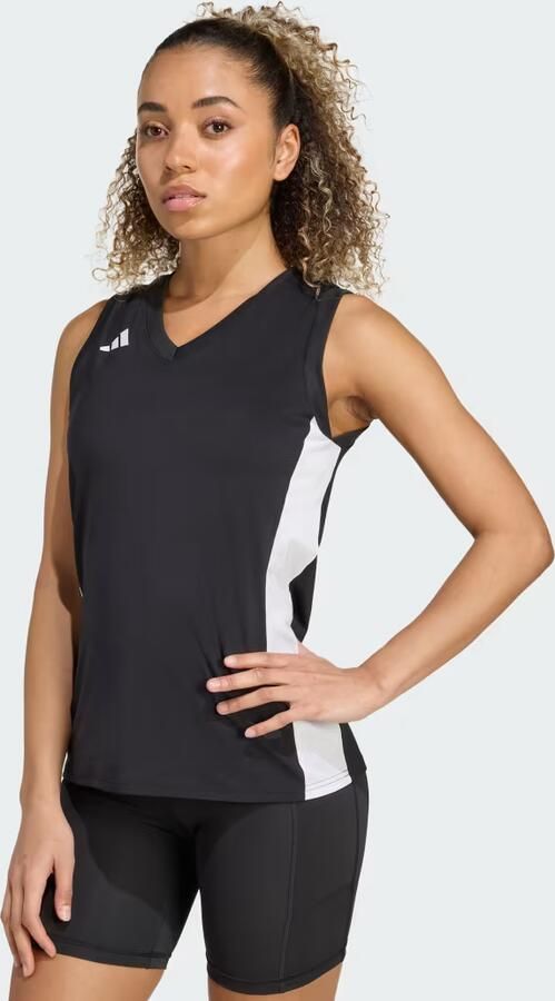 Adidas Quickset Sleeveless Volleybalshirt