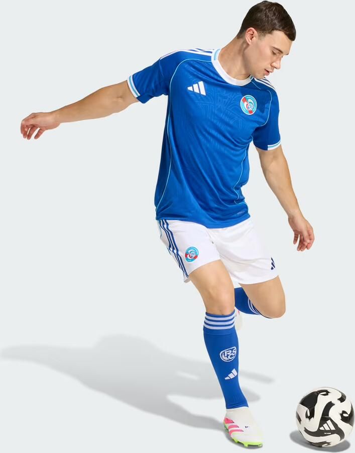 Adidas RACING CLUB DE STRASBOURG 25 26 HOME SHORT - Foto 3