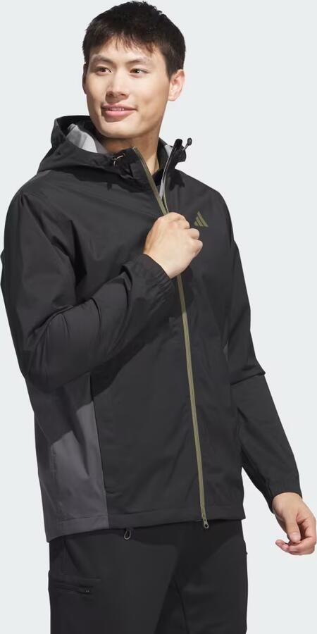 Adidas RAIN.RDY Jack Zwart- Heren Zwart - Foto 6