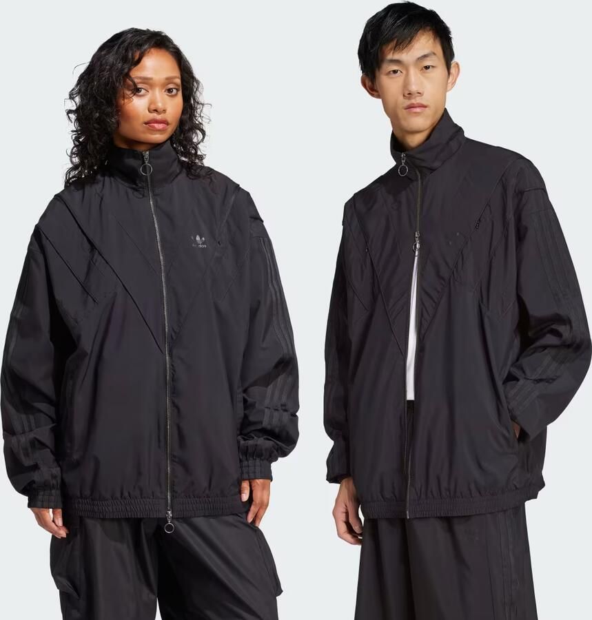 Adidas Originals Jas met opstaande kraag Black Unisex