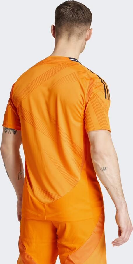 Adidas Real Madrid 24 25 Authentiek Uitshirt Oranje- Heren Oranje - Foto 4