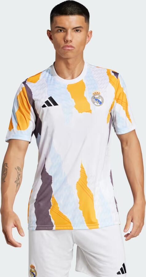 Adidas Real Madrid Pre Match Shirt Wit- Heren Wit - Foto 6