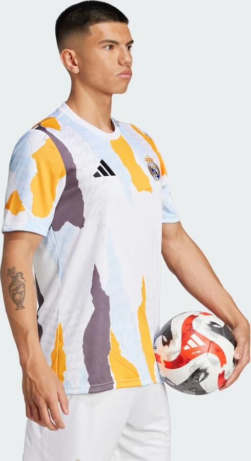 Adidas Real Madrid Pre Match Shirt Wit- Heren Wit - Foto 3