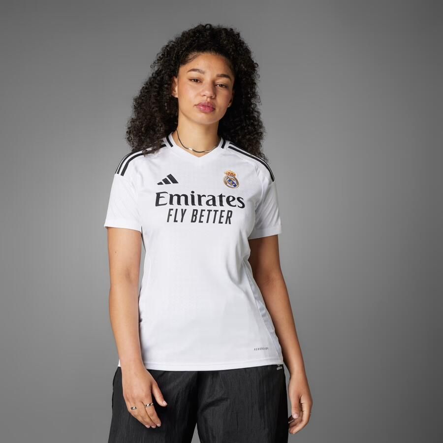 Adidas Real Madrid 24 25 Thuisshirt Wit- Dames Wit - Foto 6