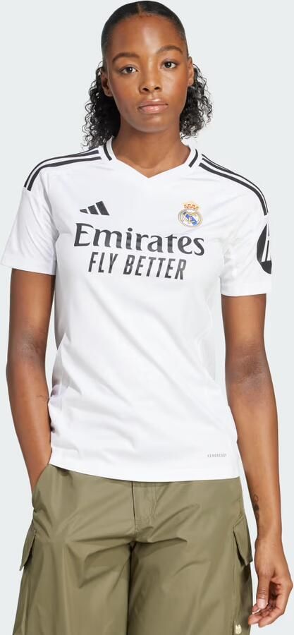 Adidas T-shirt Korte Mouw Maillot officiel Real Madrid blanc