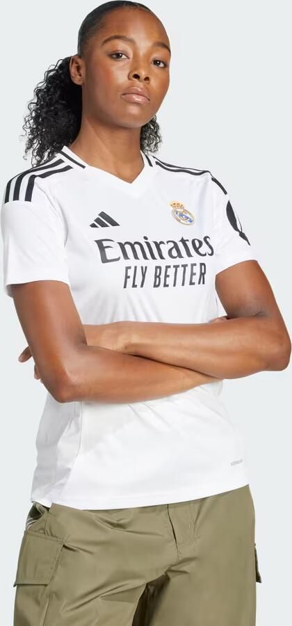 Adidas T-shirt Korte Mouw Maillot officiel Real Madrid blanc - Foto 5