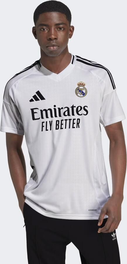 Adidas Real Madrid 2024 25 Home Shirt Wit- Heren Wit
