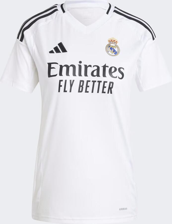 Adidas Real Madrid 24 25 Thuisshirt Wit- Dames Wit - Foto 4