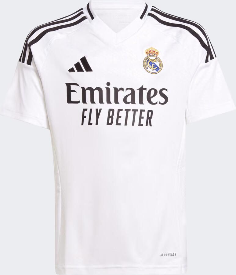 Adidas Perfor ce Junior Real Madrid voetbalshirt thuis Sport t-shirt Wit Polyester Ronde hals 152 - Foto 2
