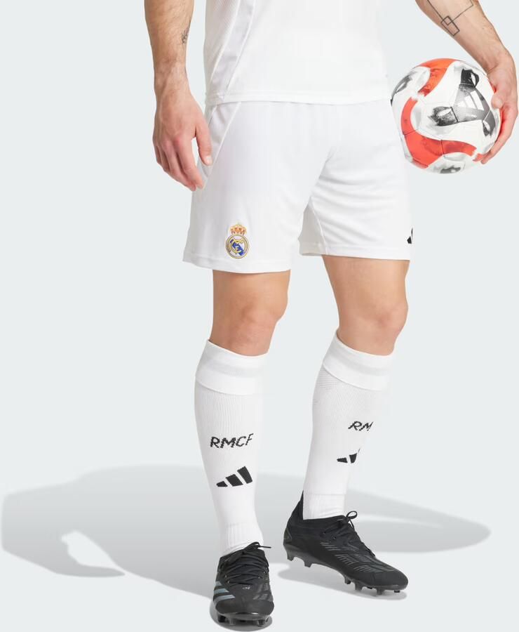 Adidas Real Madrid 2024 25 Home Shorts White- Heren White - Foto 2
