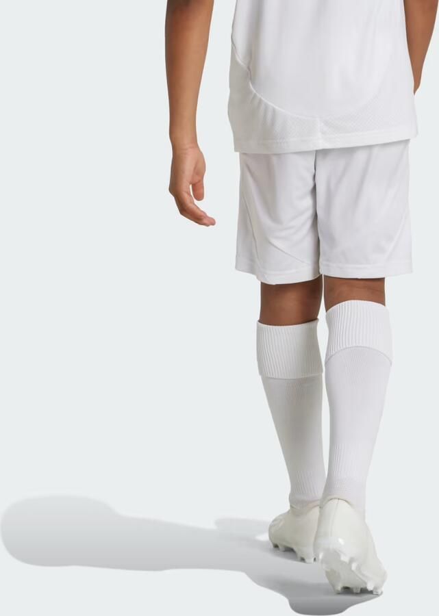 Adidas Perfor ce Junior Real Madrid voetbalshort wit Sportbroek Polyester 128 - Foto 4