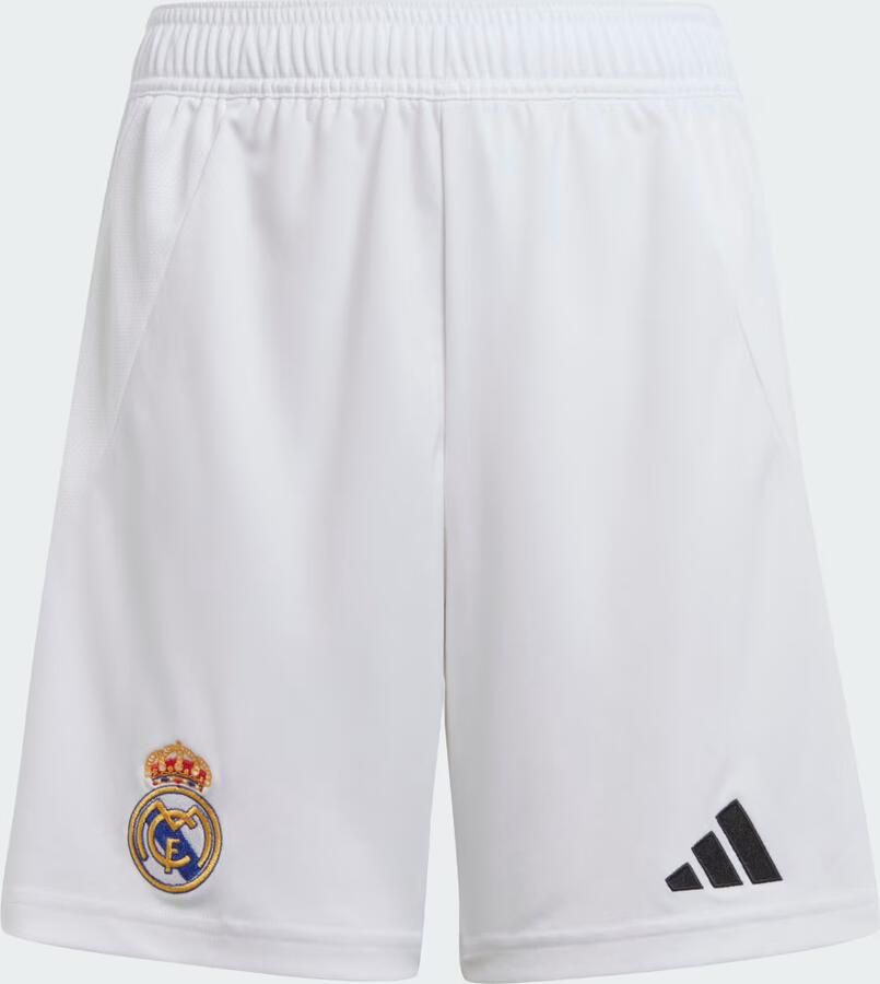 Adidas Perfor ce Junior Real Madrid voetbalshort wit Sportbroek Polyester 128 - Foto 2