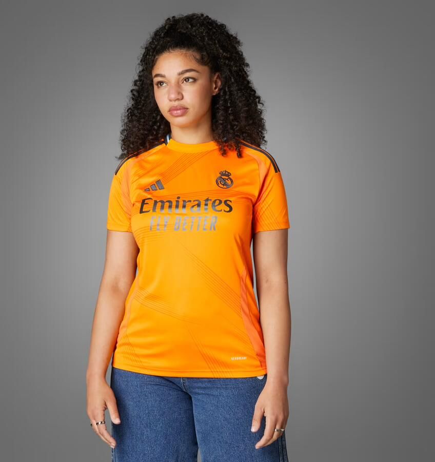 Adidas Real Madrid 24 25 Uitshirt Oranje- Dames Oranje - Foto 6