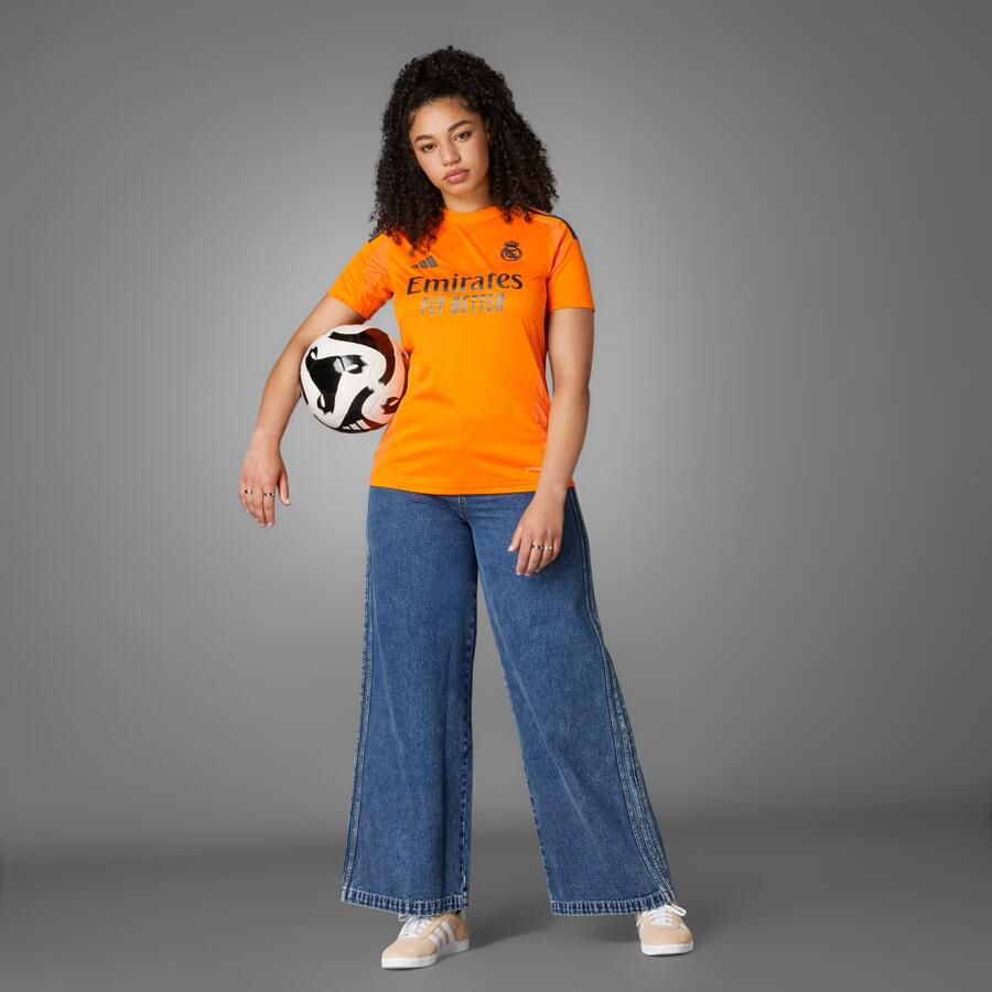 Adidas Real Madrid 24 25 Uitshirt Oranje- Dames Oranje - Foto 2