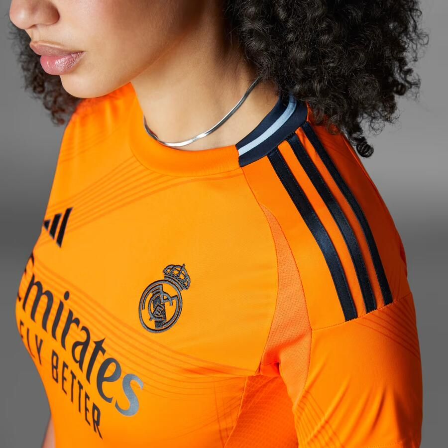 Adidas Real Madrid 24 25 Uitshirt Oranje- Dames Oranje - Foto 3