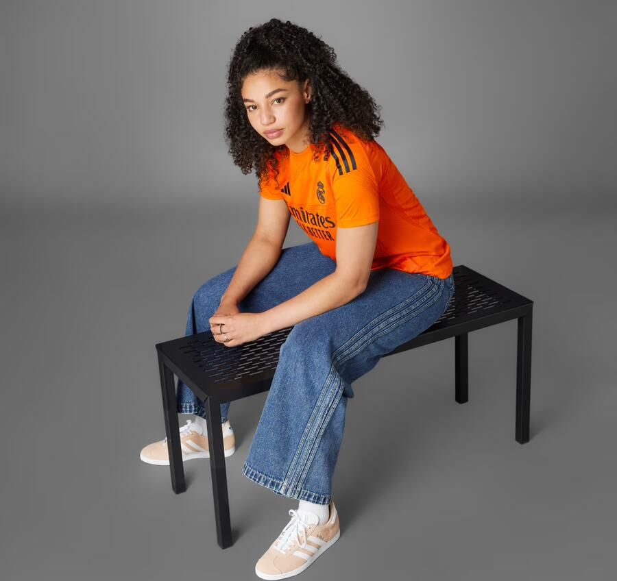 Adidas Real Madrid 24 25 Uitshirt Oranje- Dames Oranje - Foto 5