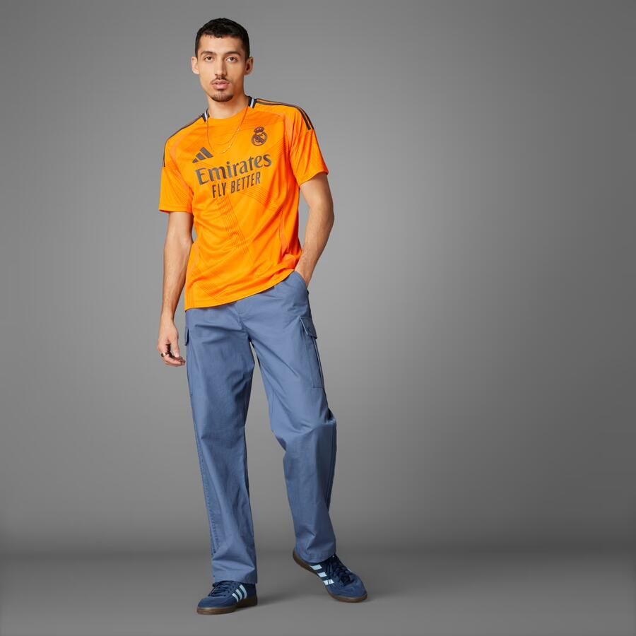Adidas Real Madrid 2024 25 Away Shirt Crew Orange- Heren Crew Orange - Foto 3