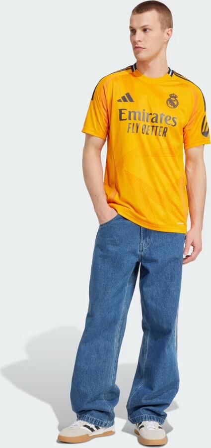 Adidas T-shirt Korte Mouw Maillot Extérieur Real Madrid 24 25 - Foto 4