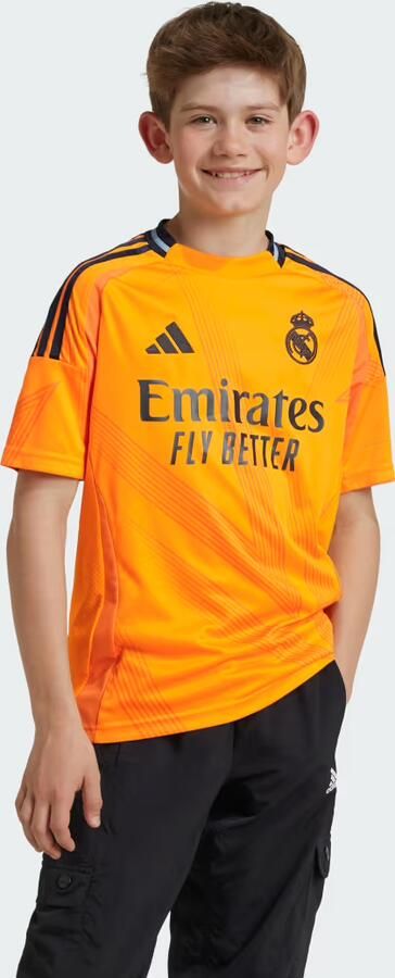 Adidas Perfor ce Junior voetbalshirt Real Madrid Uit Sport t-shirt Oranje Polyester Ronde hals 164