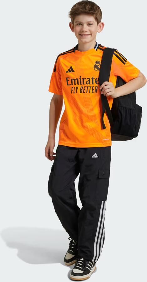 Adidas Perfor ce Junior voetbalshirt Real Madrid Uit Sport t-shirt Oranje Polyester Ronde hals 164 - Foto 4