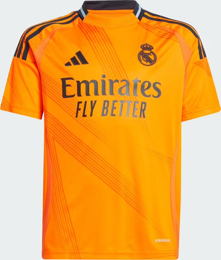 Adidas Perfor ce Junior voetbalshirt Real Madrid Uit Sport t-shirt Oranje Polyester Ronde hals 164 - Foto 3