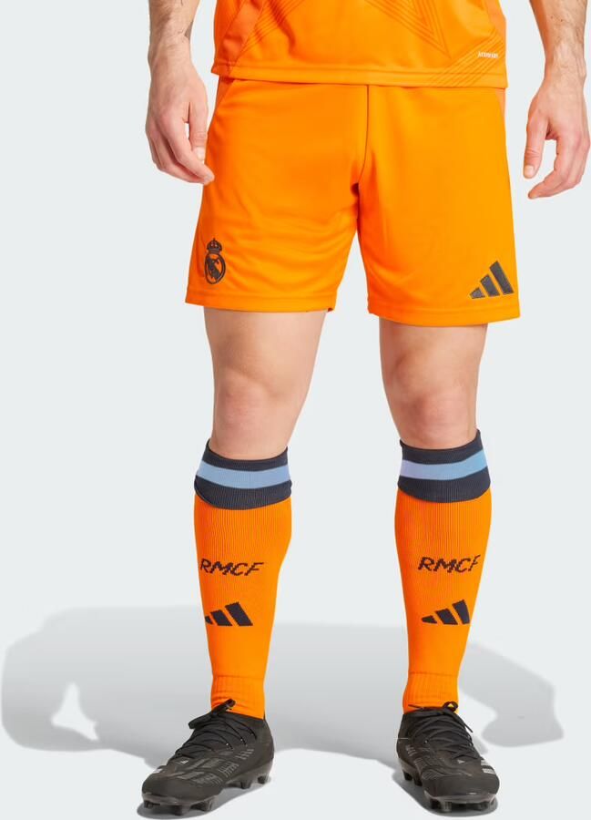 Adidas Real Madrid 2024 25 Away Shorts Crew Orange Crew Orange