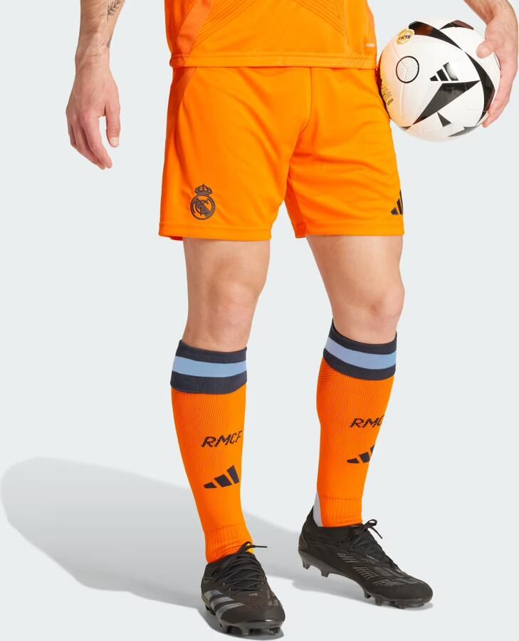 Adidas Real Madrid 2024 25 Away Shorts Crew Orange Crew Orange - Foto 3