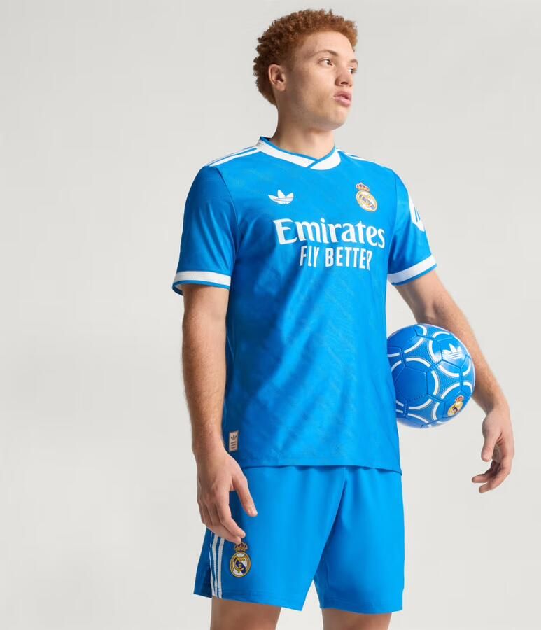 Adidas Real Madrid 25 26 Authentiek Derde Shirt Blauw- Heren Blauw - Foto 6