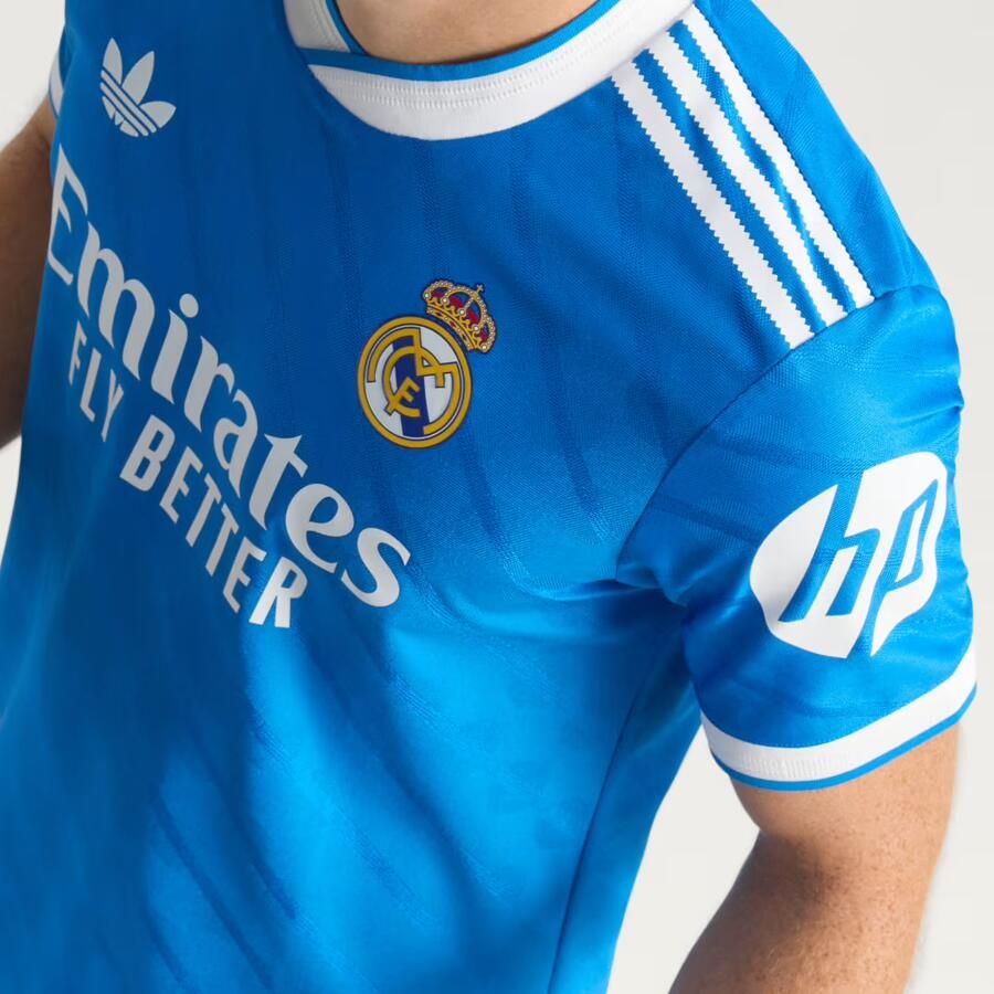 Adidas Real Madrid 25 26 Authentiek Derde Shirt Blauw- Heren Blauw