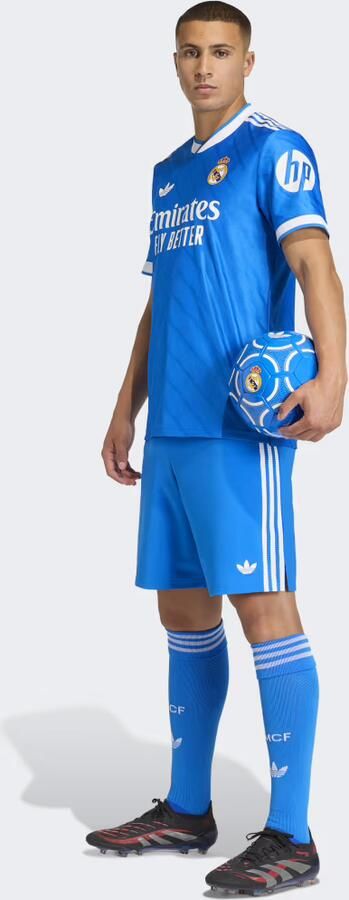 Adidas Real Madrid 25 26 Authentiek Derde Shirt Blauw- Heren Blauw - Foto 5