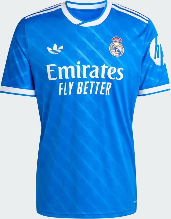 Adidas Originals Real Madrid 25 26 Derde Shirt Blauw- Heren Blauw - Foto 3