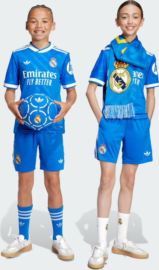 Adidas Real Madrid 25 26 Jeugd Derde Tenue Kids