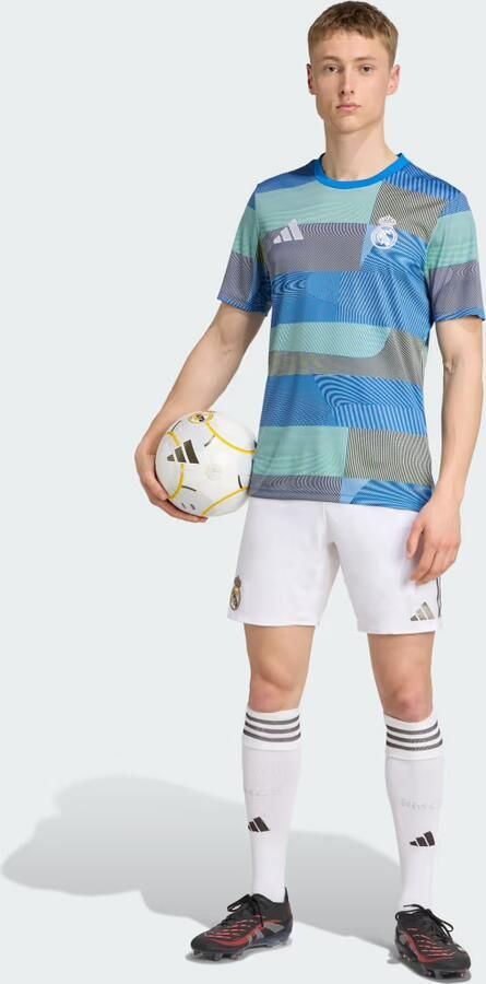 Adidas Real Madrid Pre Match Shirt Blauw- Heren Blauw - Foto 4