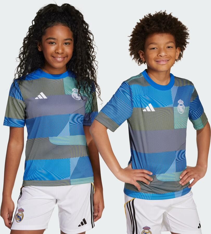 Adidas Real Madrid 25 26 Pre-Match Voetbalshirt Kids
