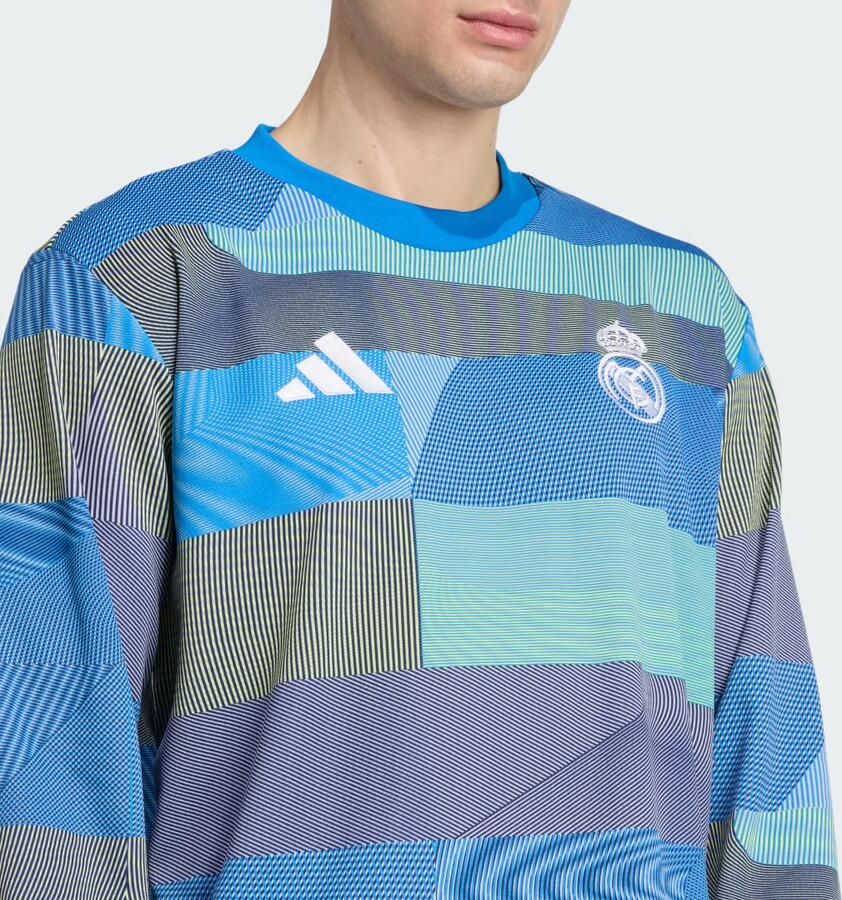 Adidas Real Madrid 25 26 Pre-Match Warm Shirt - Foto 2