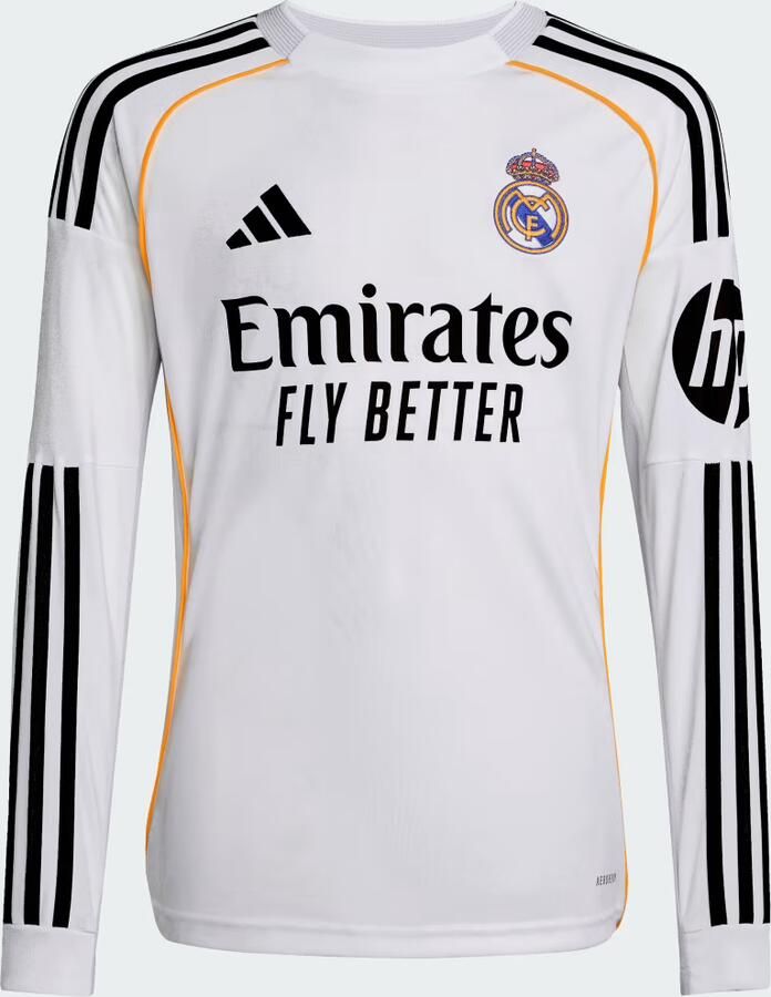 Adidas Real Madrid 25 26 Thuisshirt met Lange Mouwen - Foto 3