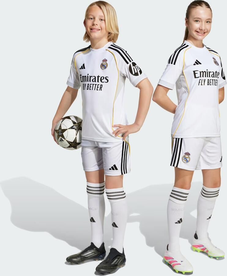 Adidas Real Madrid 25 26 Thuistenue Jeugd