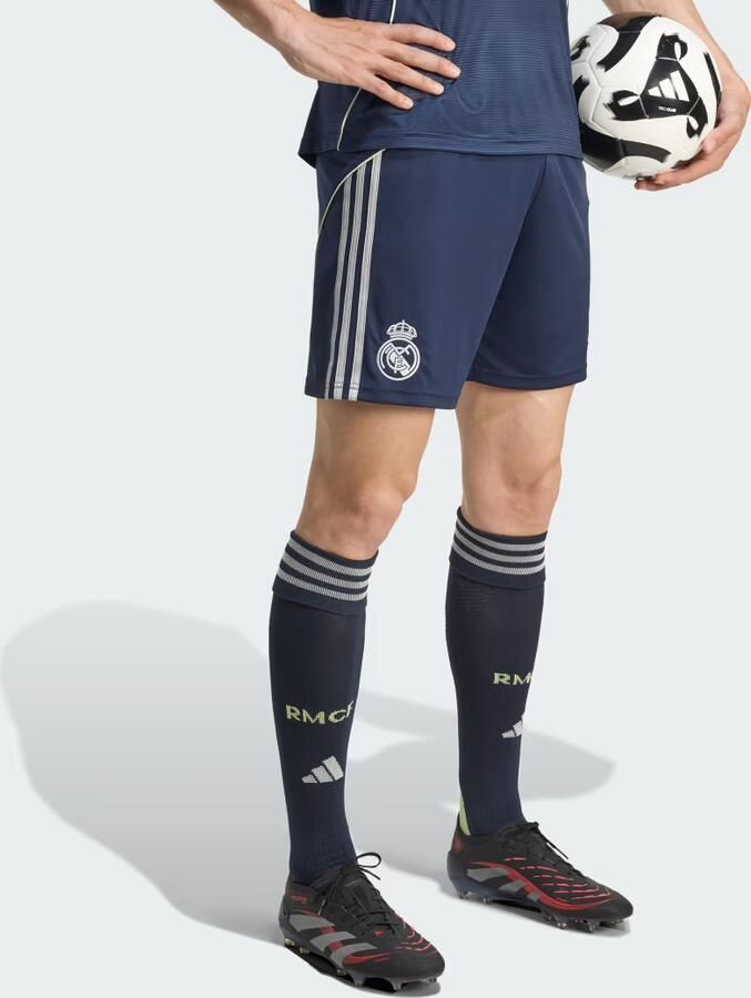 Adidas Real Madrid 2025 26 Away Shorts Blauw- Heren Blauw - Foto 2