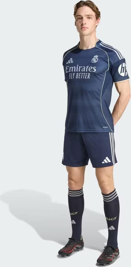 Adidas Real Madrid 2025 26 Away Shorts Blauw- Heren Blauw - Foto 5