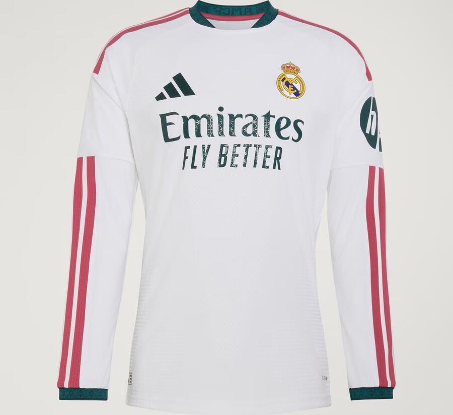 Adidas Real Madrid 26 27 Authentiek Thuisshirt met Lange Mouwen - Foto 6
