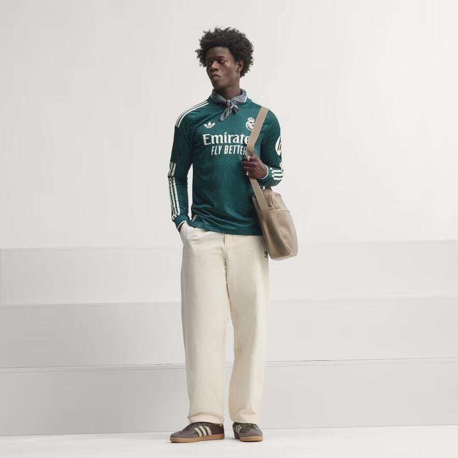 Adidas Real Madrid 26 27 Authentiek Uitshirt met Lange Mouwen - Foto 2